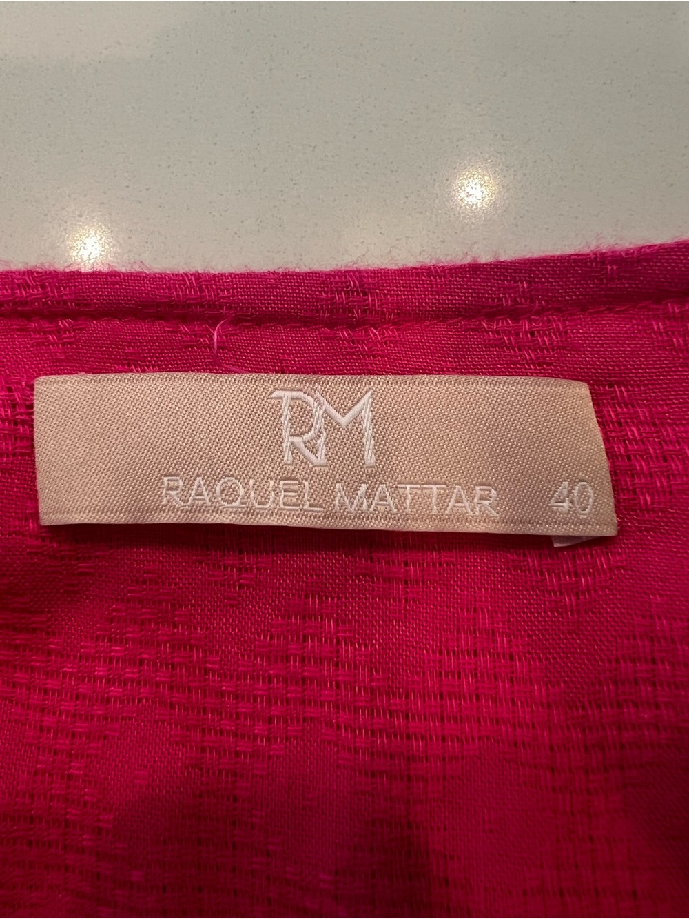 Bright Pink Embroidered Tie-Front Swim Coverup - Picture 6 of 6